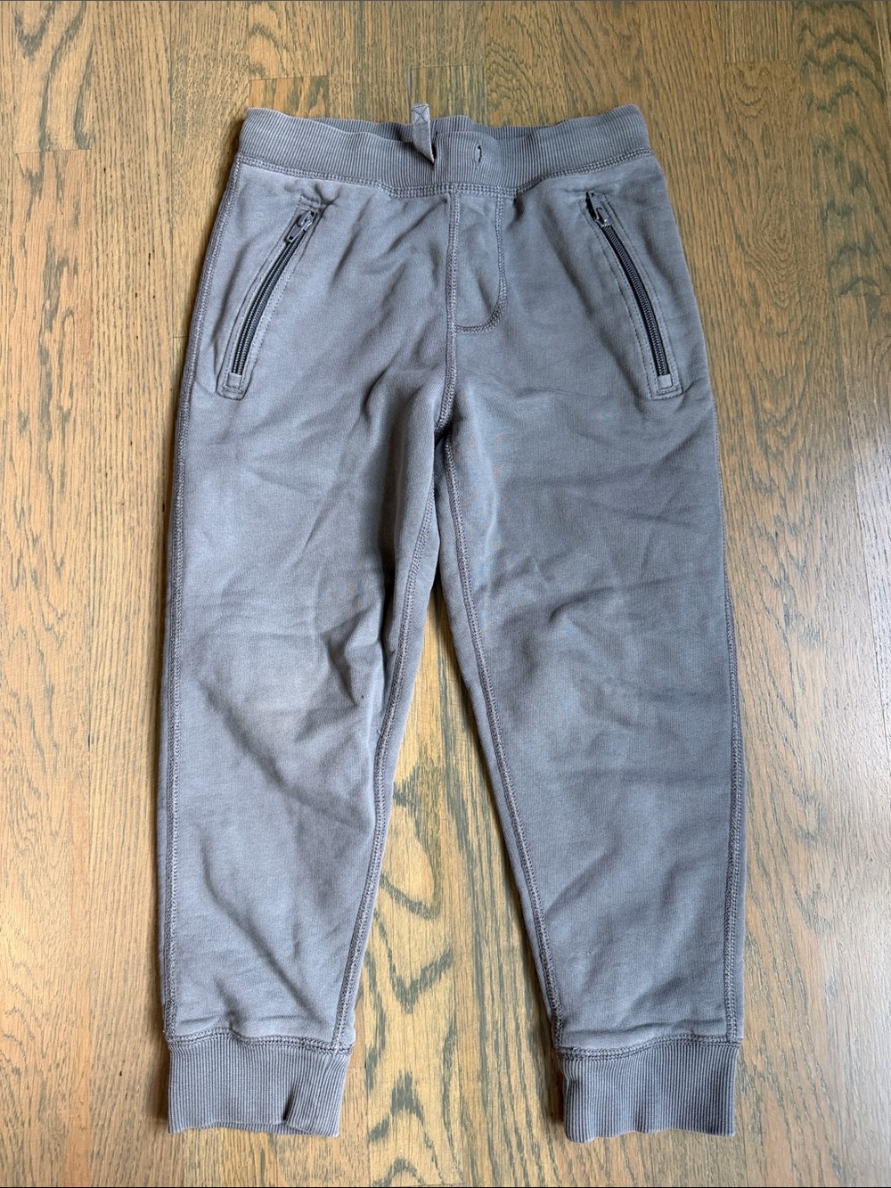 Hanna Andersson Gray Kids Zip-Pocket Joggers